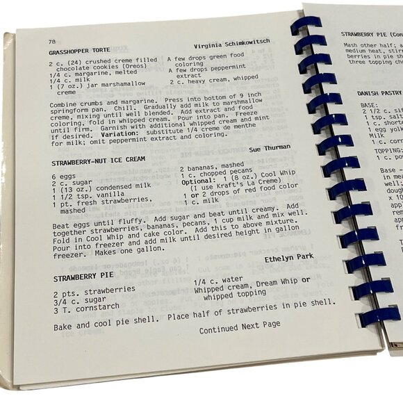 Cooking With Friends And Neighbors Spiral-Bound Cookbook - Picture 5 of 6